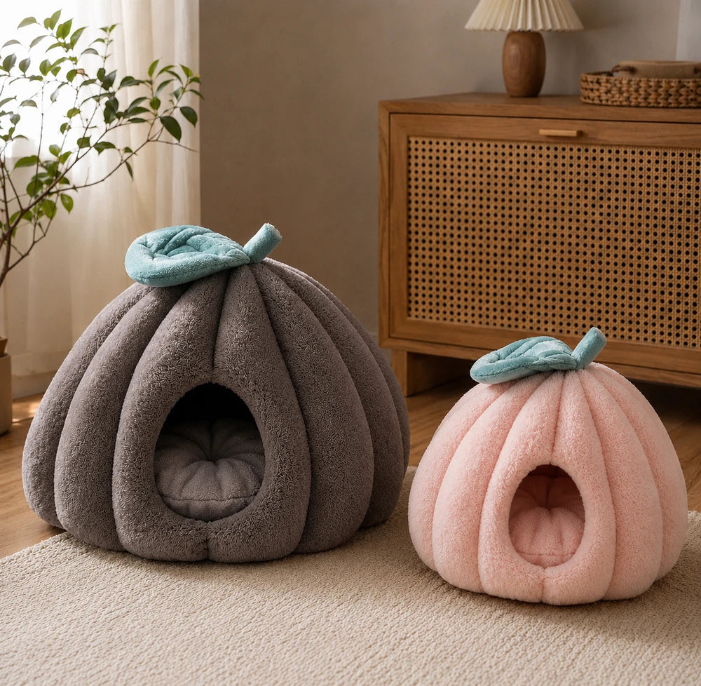 Cozy Plush Pet Bed - Thickened Removable Washable Pet House