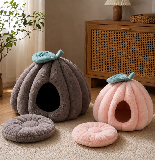 Cozy Plush Pet Bed - Thickened Removable Washable Pet House