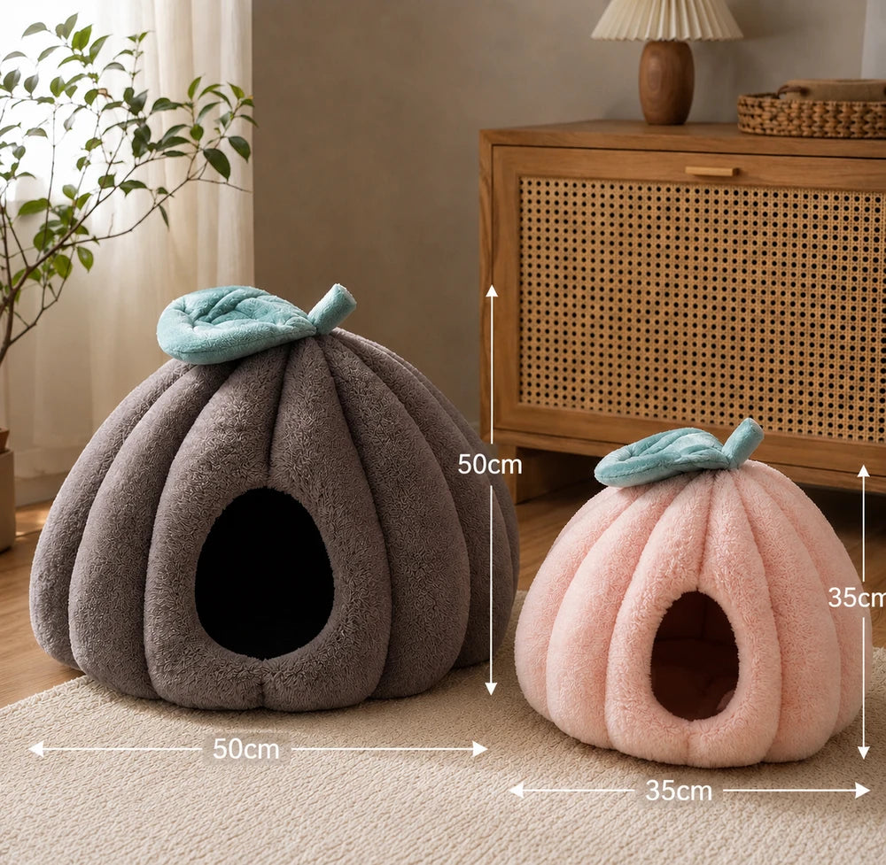 Cozy Plush Pet Bed - Thickened Removable Washable Pet House