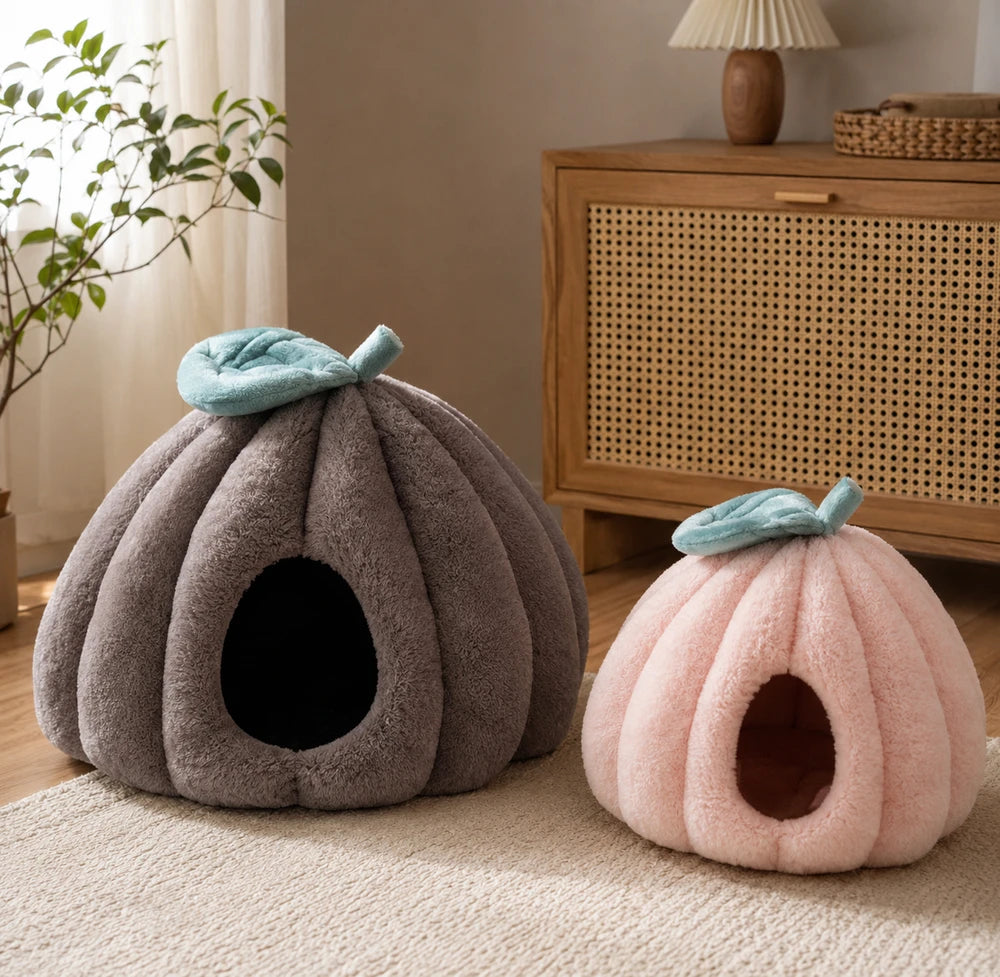 Cozy Plush Pet Bed - Thickened Removable Washable Pet House